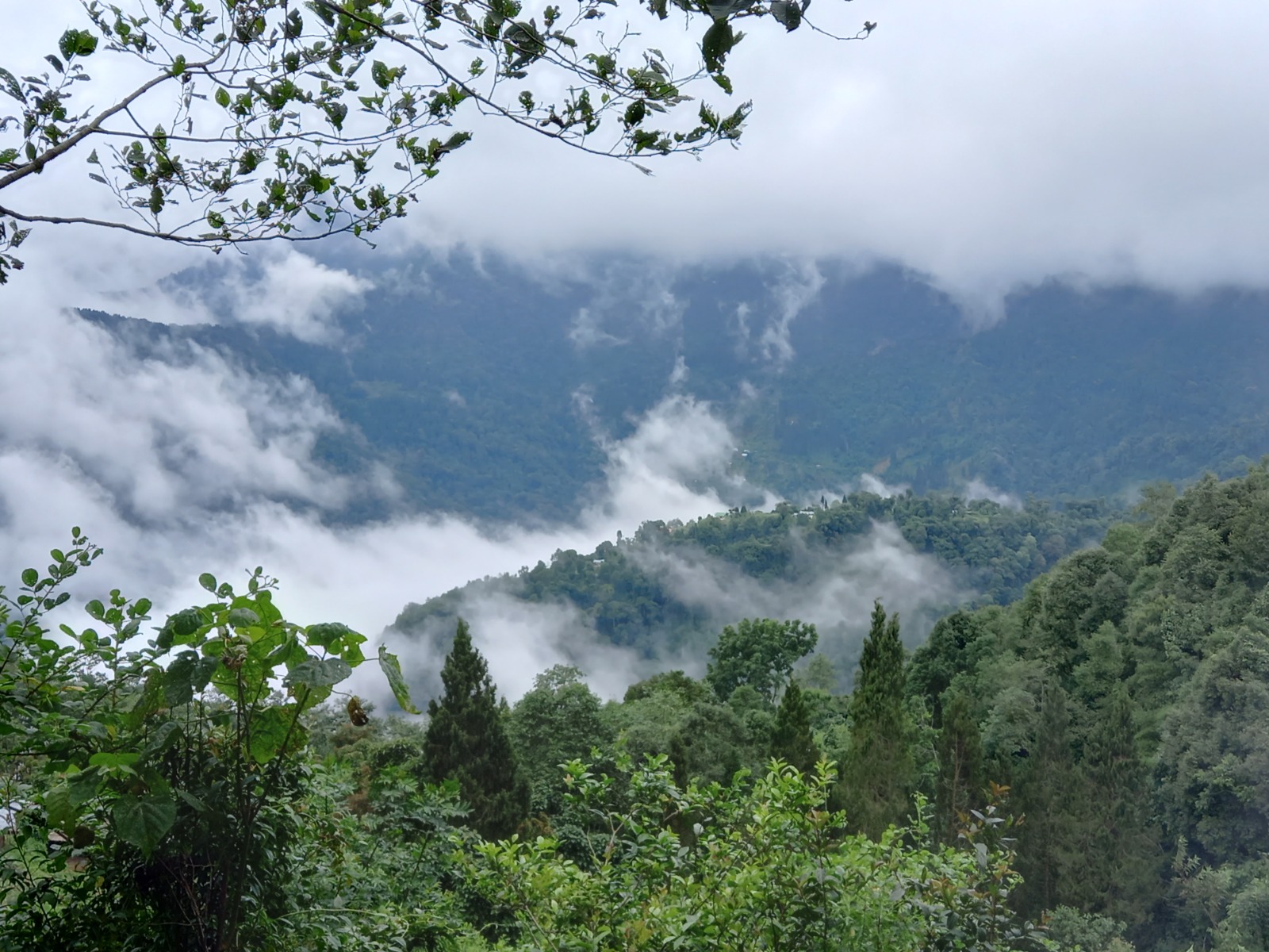 Misty mountains
